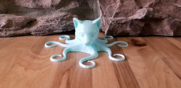 OctoCat Octopus Cat 3D Printed Planter