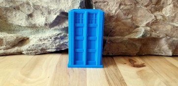 Doctor Who TARDIS Phone Booth Police Box 3D Printed Planter