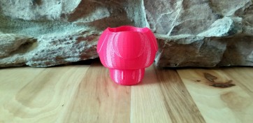 1-UP Mario Mushroom 3D Printed Planter 2.25"