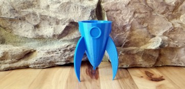 Rocket 3D Printed Planter