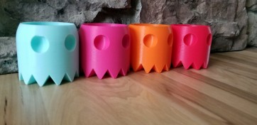 Pac-Man Arcade Game 3D Printed Planter