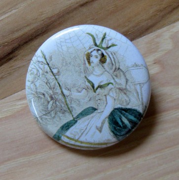 Garden Fairy Queen Pinback Button