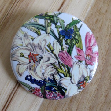 Floral Bouquet Pinback Button