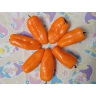 Sweet Pepper 'Lunch Box Orange' Seeds (Certified Organic)