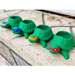 Teenage Mutant Ninja Turtle 3D Printed Planter TMNT