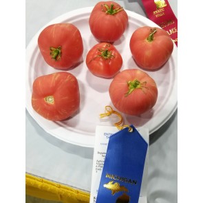 Tomato 'Pink Furry Boar' Seeds (Certified Organic)