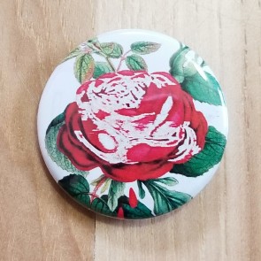The Queen's Rose Pinback Button