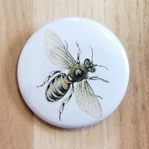 Honey Bee Pinback Button