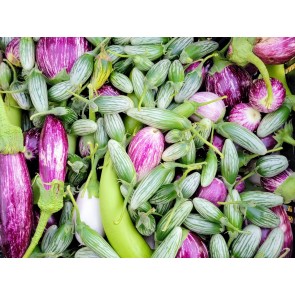Eggplant 'Thai Rugby’ Seeds (Certified Organic)