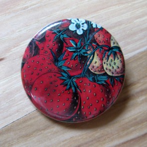 Strawberries Pinback Button