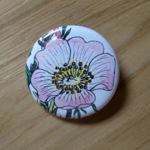 Wild Rose Pinback Button