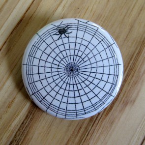 Spider Web Pinback Button