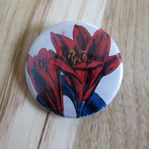 Amaryllis Pinback Button