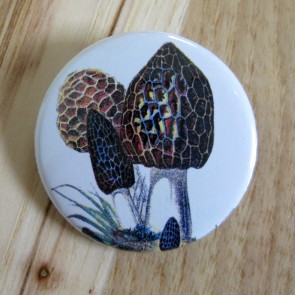 Morel Mushrooms Pinback Button