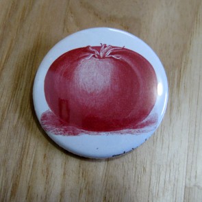 Red Tomato Pinback Button