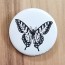 Eastern Tiger Swallowtail Butterfly Pinback Button