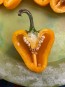 Hot Pepper 'Hinkelhatz Chicken Heart Yellow' Seeds (Certified Organic)