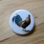 Rooster Pinback Button