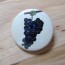 Purple Grapes Pinback Button
