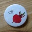 Off Beet Pinback Button