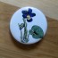 Violet Pinback Button