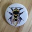 Bee Pinback Button