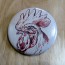 Red Rooster Pinback Button